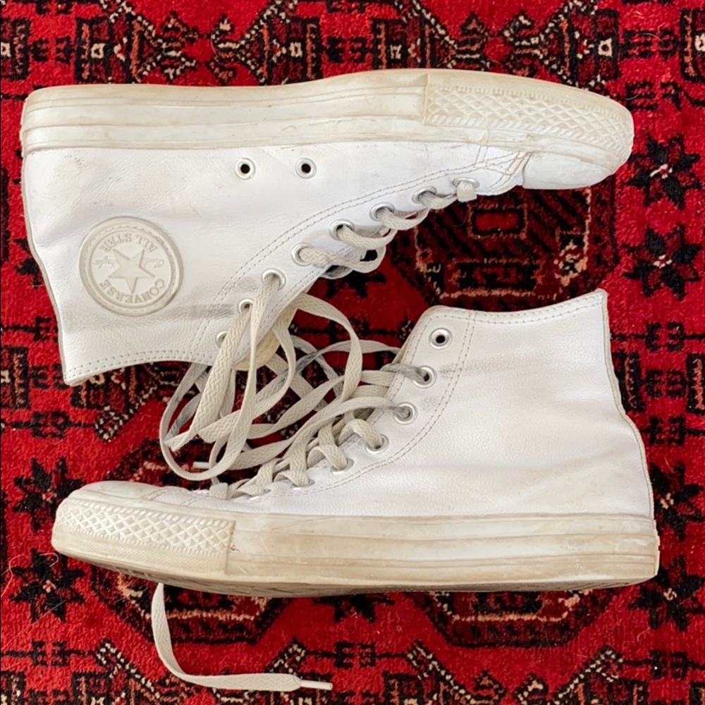 Leather converse